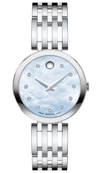 Movado esperanza blue online face