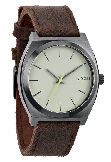 Nixon time best sale teller gunmetal