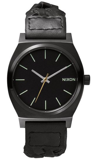 Nixon Time Teller All Black Woven A045 1928 RIP