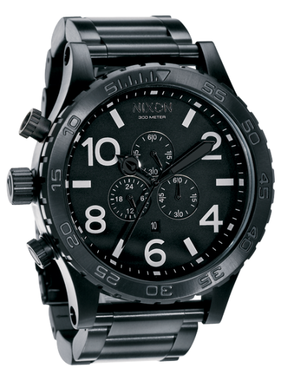 Nixon chrono black best sale