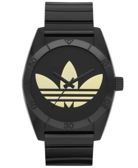 Adidas watch men's black hotsell