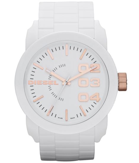 All white diesel watch hotsell