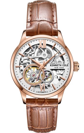 Kenneth cole women's skeleton on sale watch