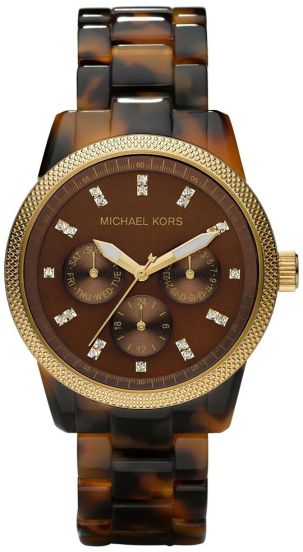 Michael kors deals tortoise watch