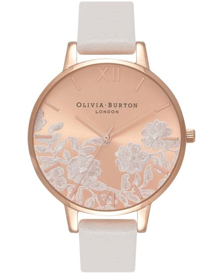 Olivia burton shop lace detail watch