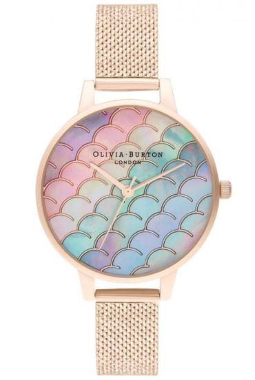 Olivia burton under best sale the sea rose gold