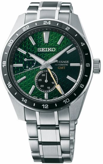 seiko presage gmt green