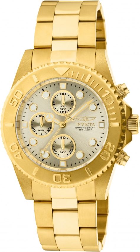 Gold invicta pro online diver