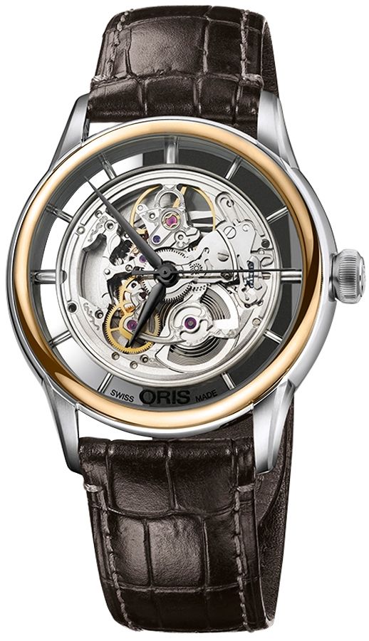 Oris Artelier Double Skeleton Gold 01 734 7684 6351 07 5 21 70FC