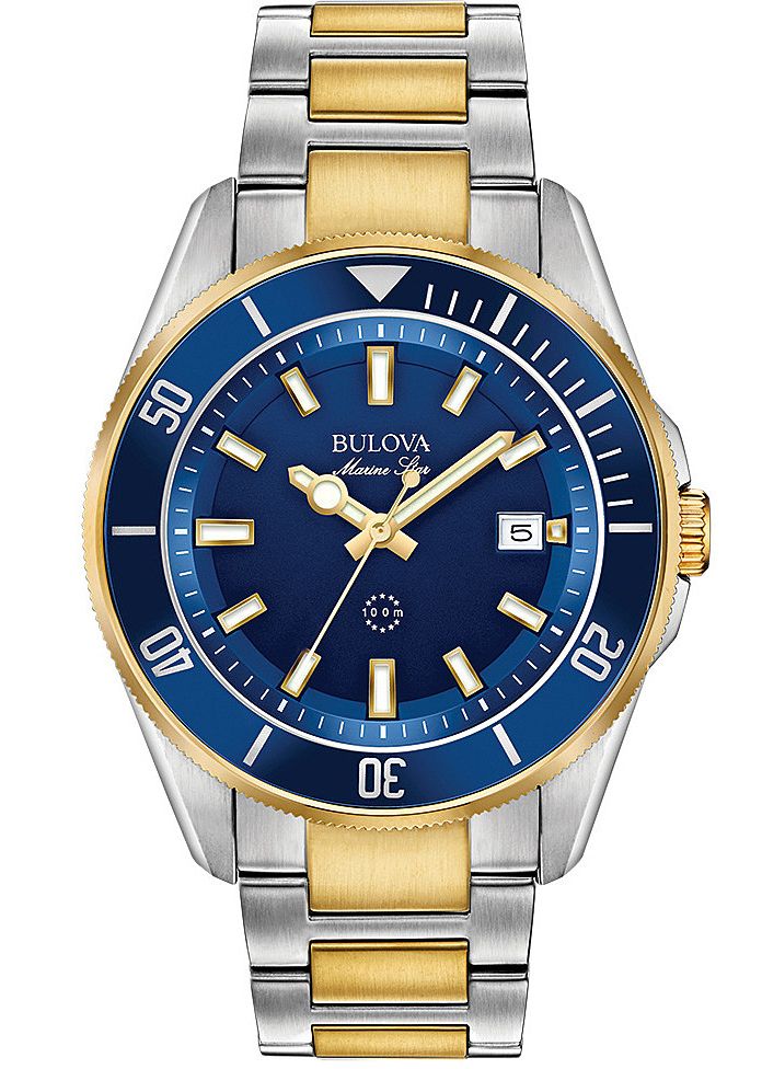 Bulova Men's Marine Star Series B Stainless Steel 6-Hand Chronograph ...