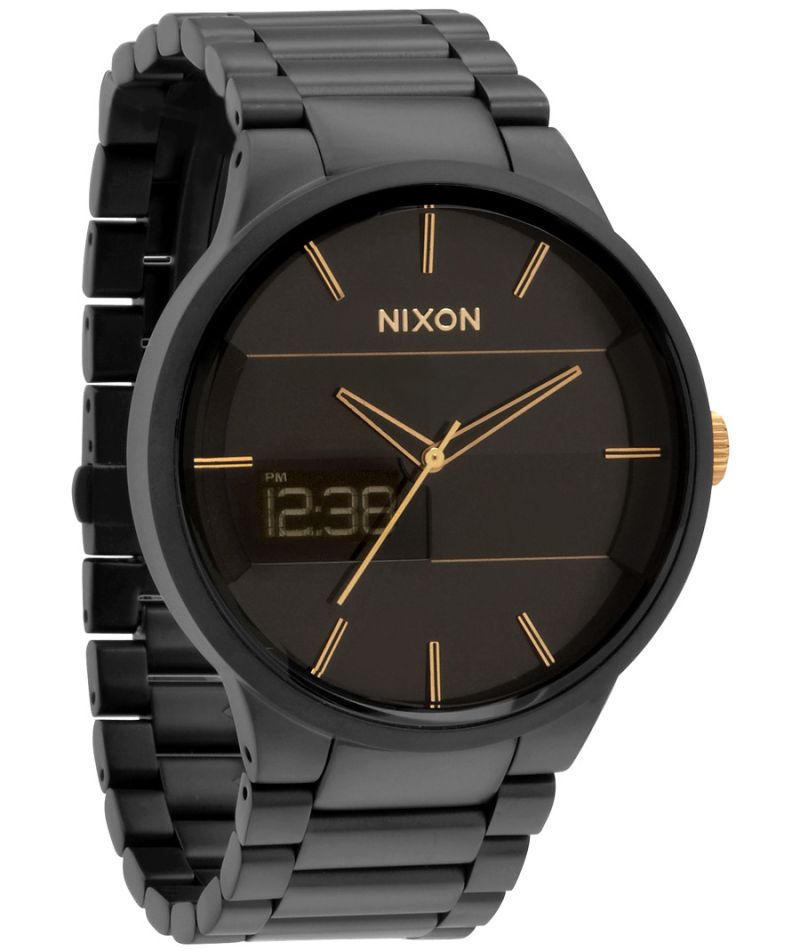 Nixon Spencer Matte Black Gold A113 041