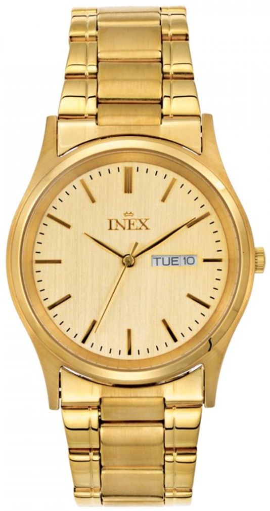 WorldAntique.net - Inex gilded women's watch with quartz. * 5000m2 showroom.