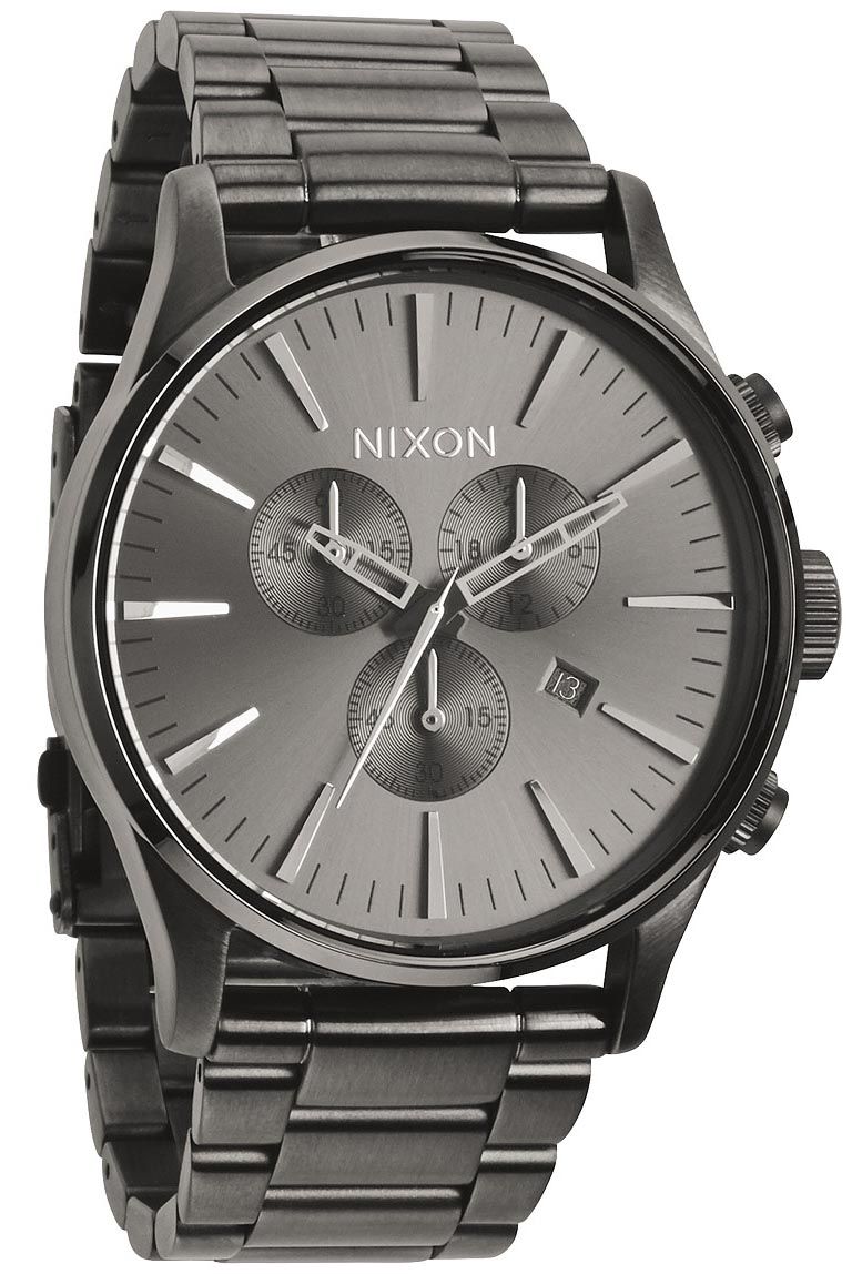 Nixon sentry chrono all on sale black