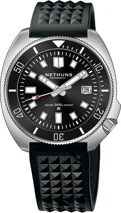 Nethuns Aqua Steel 300M Automatic Diver AS301