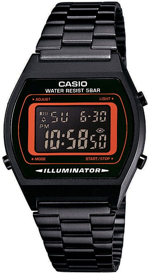 Casio Classic Black Orange B640WB 4BEF