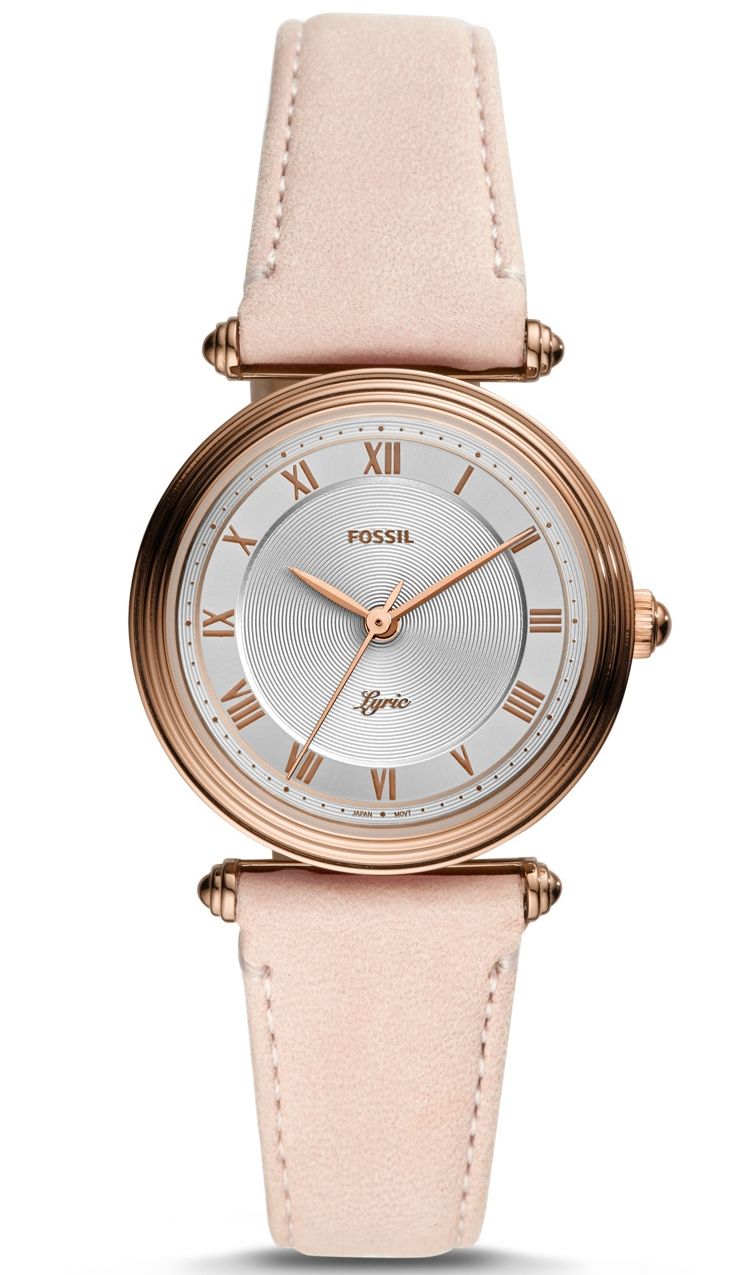 Fossil lyric watch online rose gold