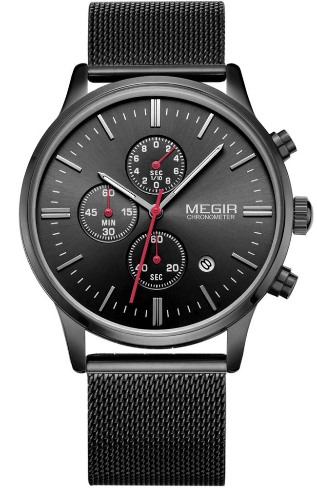 Megir Chronograph MS2011G BK 1