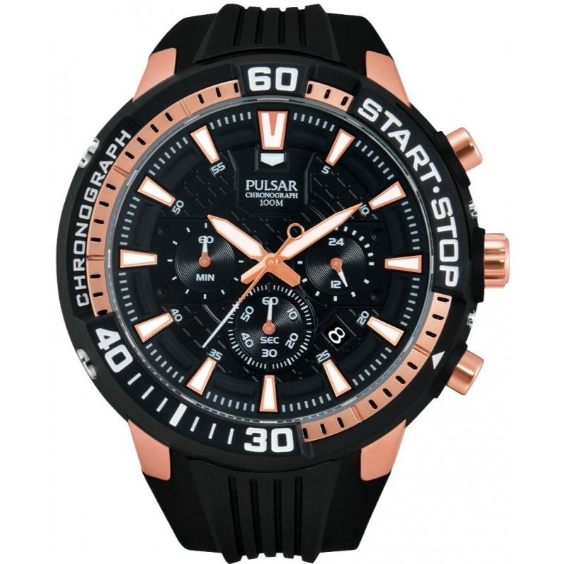 Pulsar watches cheap chronograph 100m