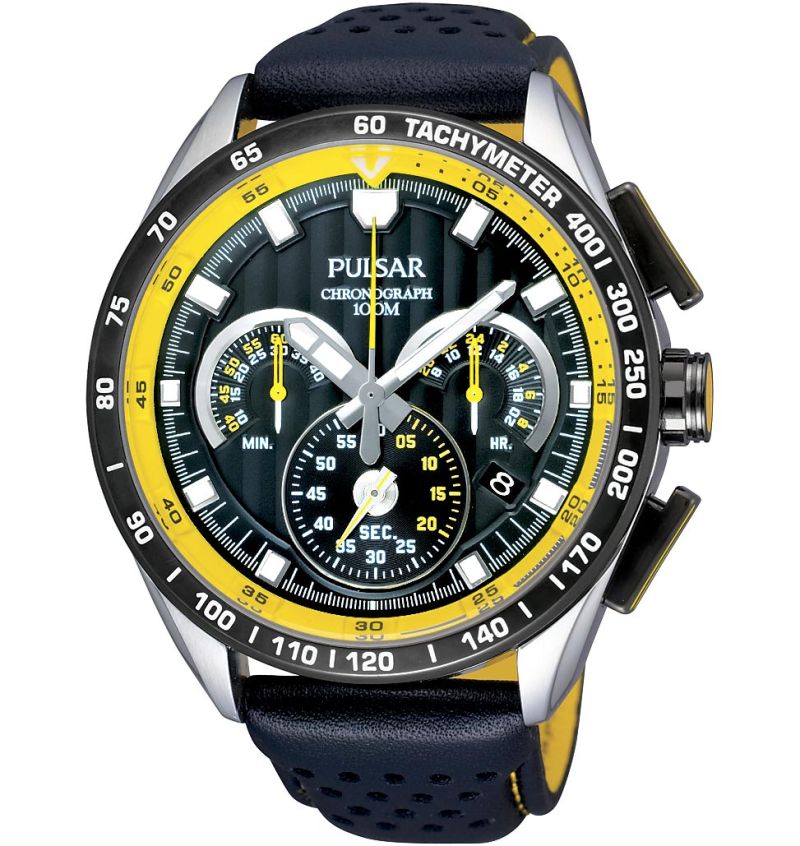 Pulsar world time chronograph clearance 100m