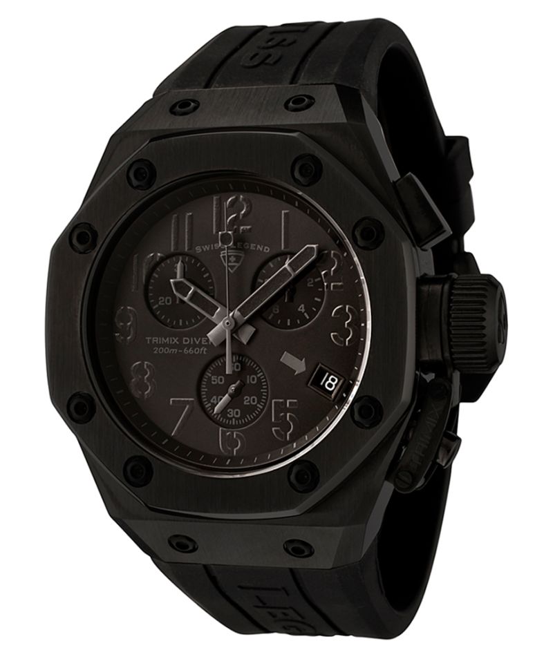 Swiss Legend Trimix Diver Chronograph SL 10541 BLK