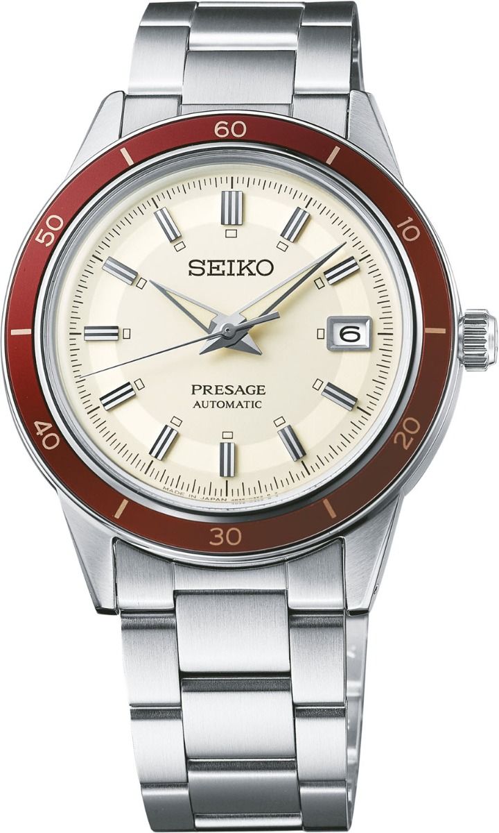 Seiko Presage 60s Style Ruby Automatic SRPH93J1 SRPH93J1