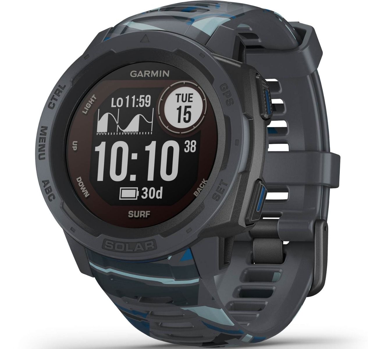 Garmin instinct best sale solar stopwatch