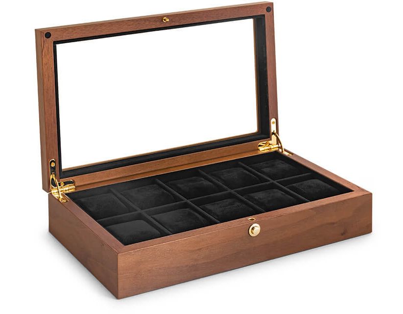 Beco Wallnut Brown Watch Box 10 Watches 309368 309368