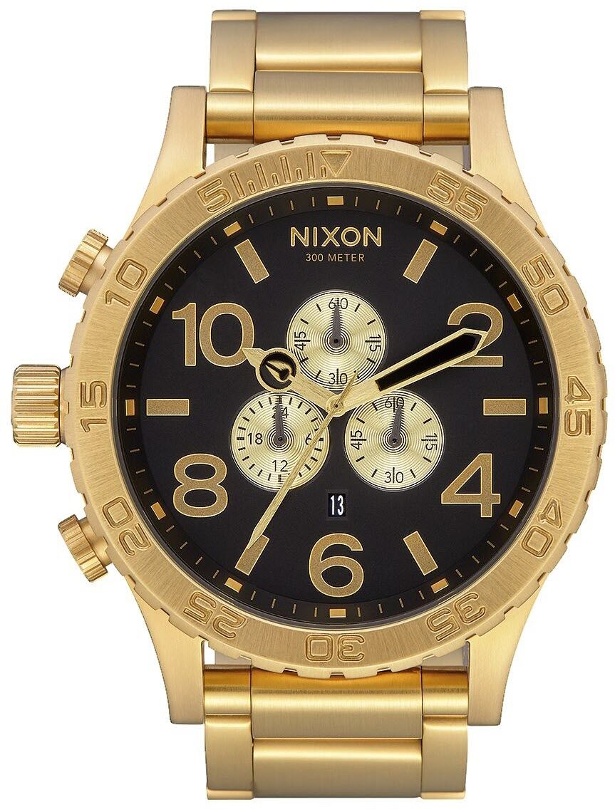 Nixon black face watch hotsell