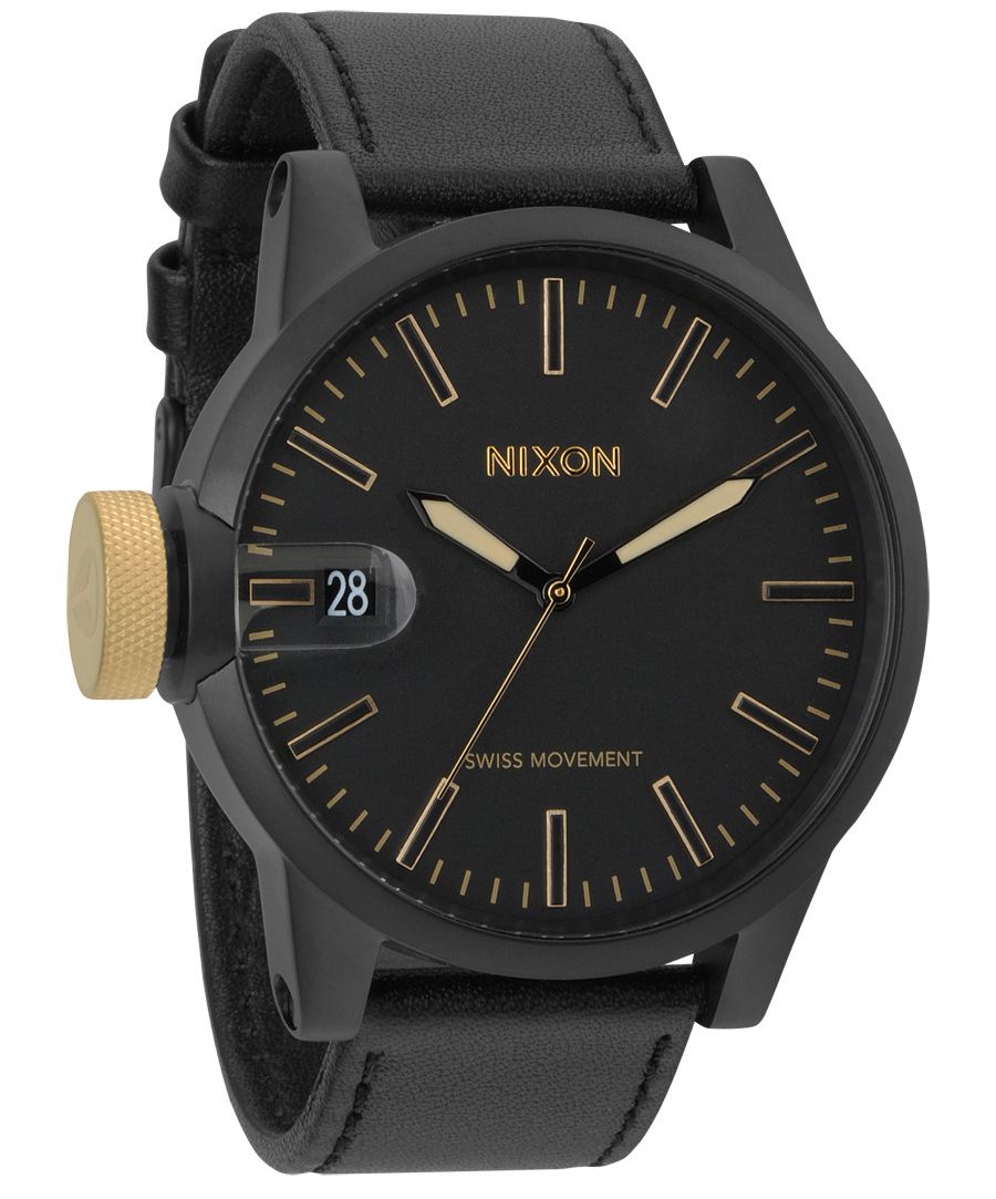 Nixon chronicle on sale ss matte black