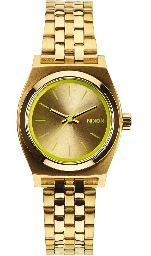 Nixon Small Time Teller Gold Neon Yellow A399 1618