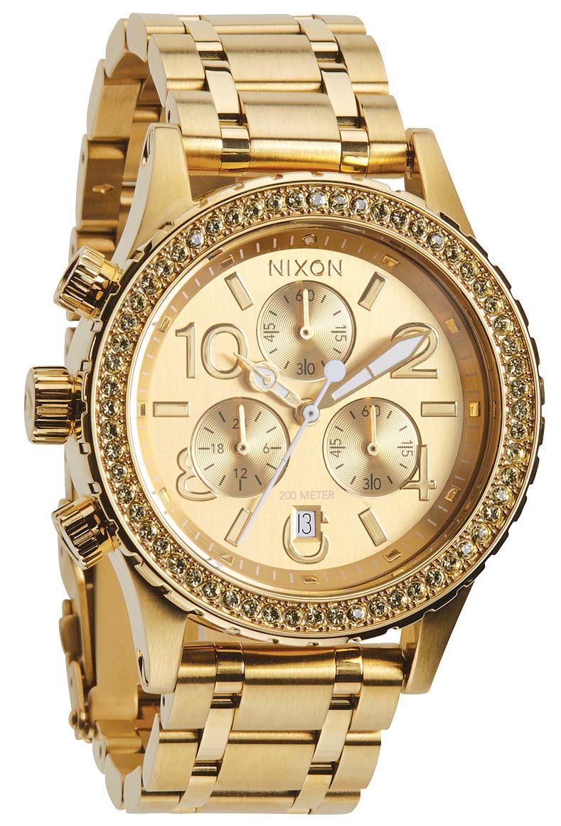 Nixon chrono gold hotsell