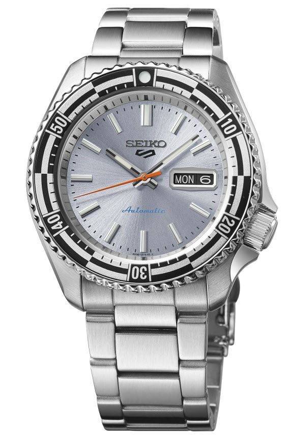 Seiko 5 best sale sports silver