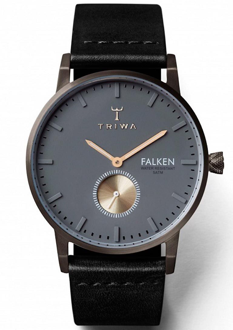 Buy Triwa Falken Watch Smoky Falken/Black Classic, One Size Online at  desertcartINDIA