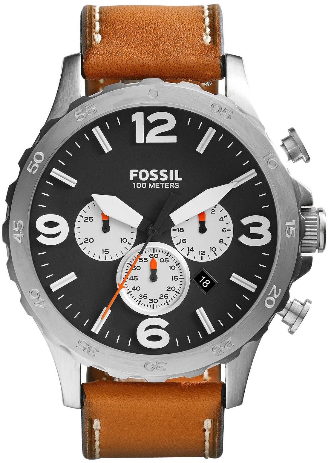 Fossil Nate Chronograph Smoke Stainless Steel Watch For Men price in  Bahrain, Buy Fossil Nate Chronograph Smoke Stainless Steel Watch For Men in  Bahrain.