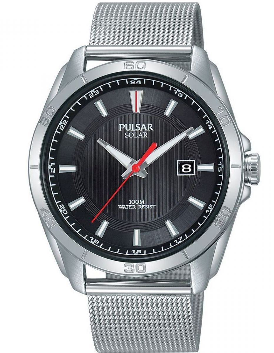 Pulsar solar watch discount 100m