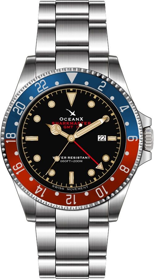 oceanx sharkmaster gmt ii