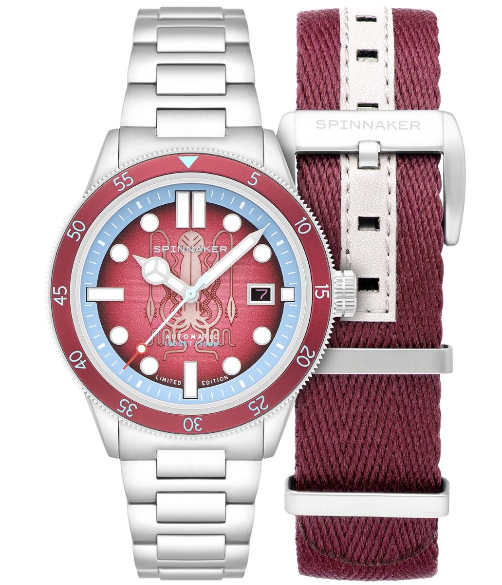 Spinnaker Cahill 300 Automatic Limited Edition Calamar Red MCS SP