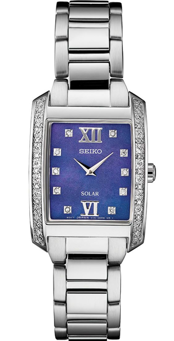 seiko solar ladies watch with diamonds