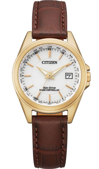 Radio-controlled ladies' watch with solar movement - Citizen Eco-Drive Radio Controlled EC1183-16A